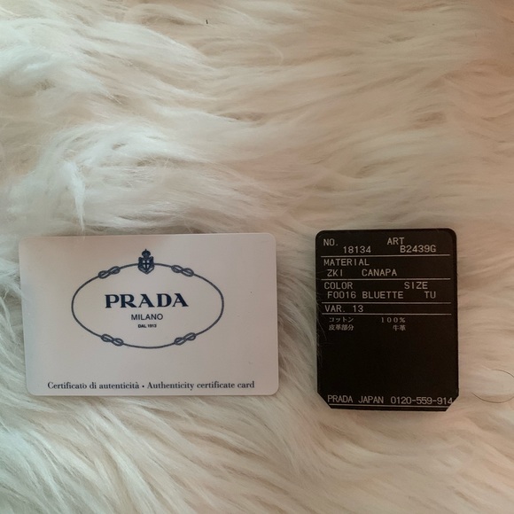 Prada Canapa Tote with Strap - Picture 13 of 14